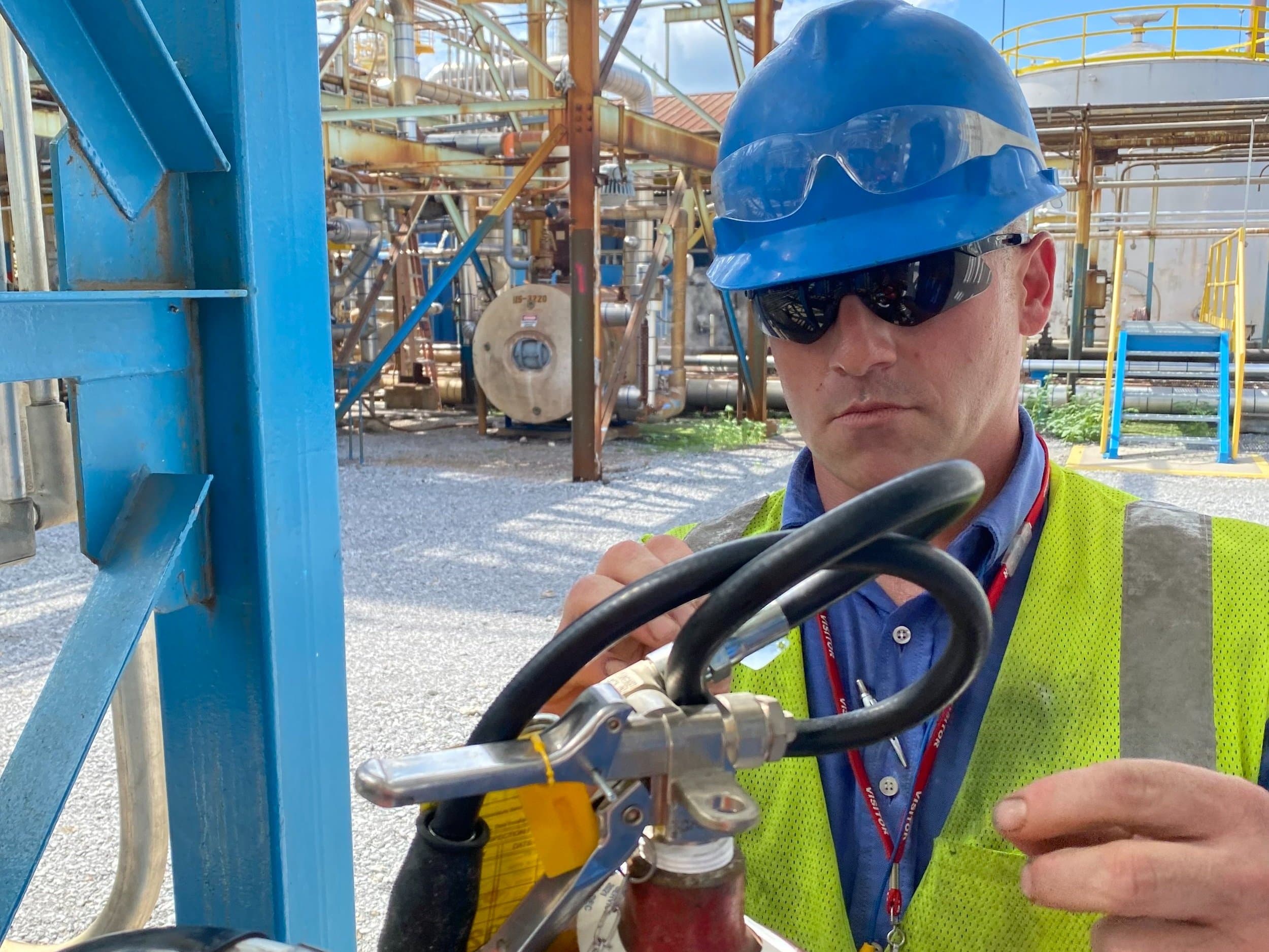 Industrial plant fire protection inspection