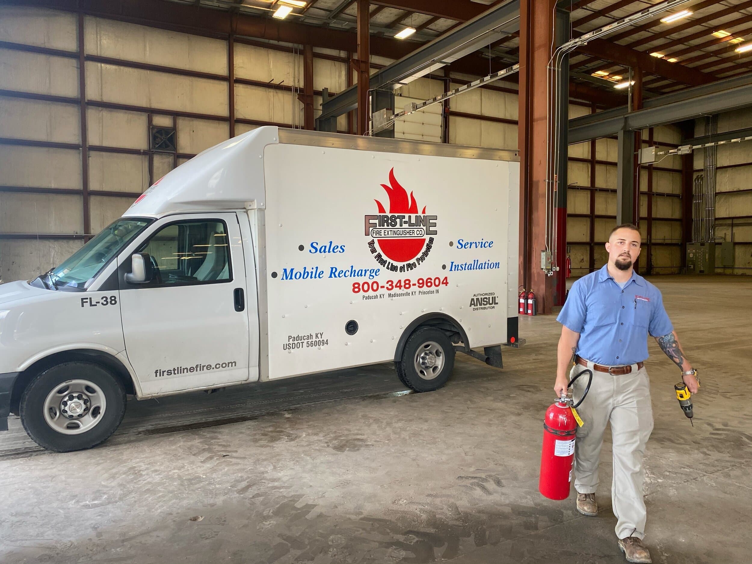 First-Line service truck